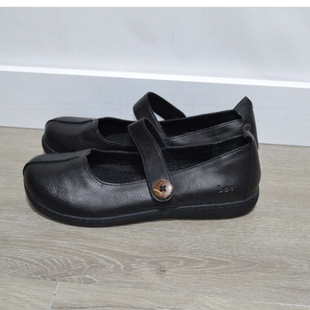 B.O.C Black Leather Women's Shoes 8.5 - Picture 3 of 9